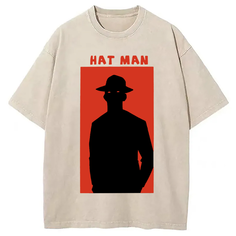 Modecanvas Hat Man Washed T-Shirt