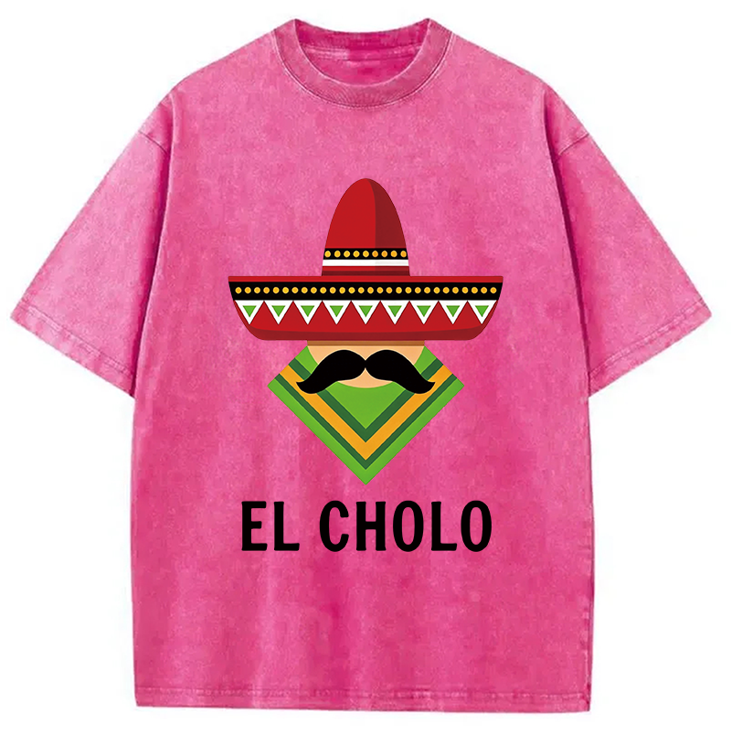 Modecanvas El Cholo DTG Printing Washed T-Shirt