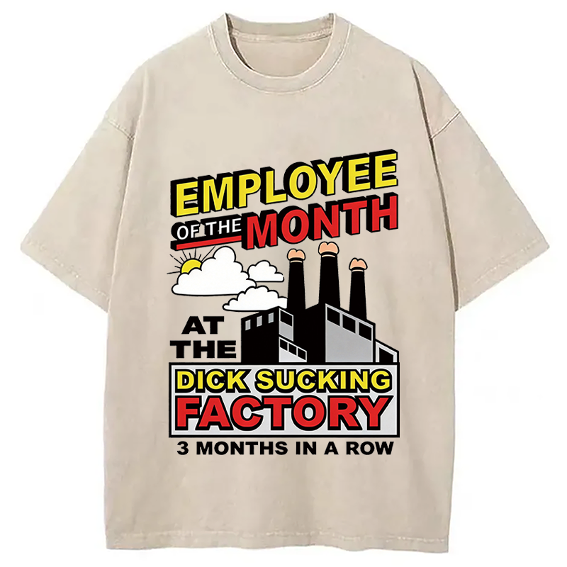 Modecanvas Employee Of The Month Washed T-Shirt