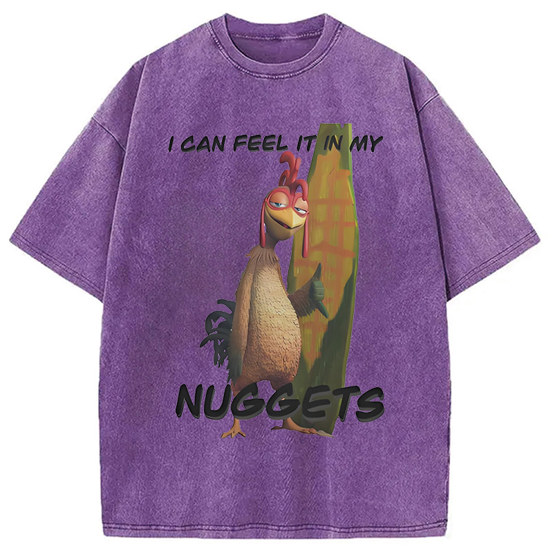 Modecanvas Chicken Joe Washed T-Shirt-modecanvas