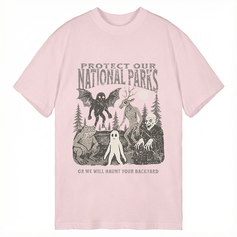Modecanvas We Will Hurt Your Backyard DTG Printing Classic T-Shirt