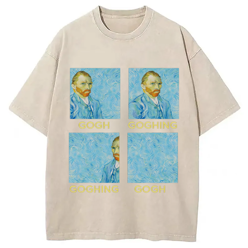 Modecanvas Goghing Goghing Gone Washed T-Shirt