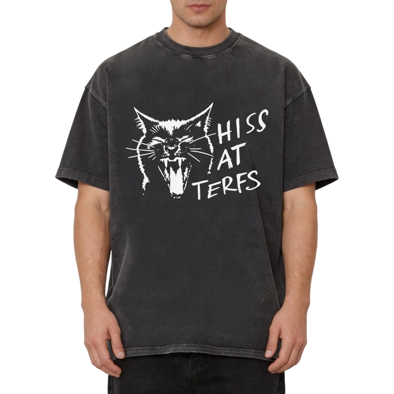 Modecanvas Feral Ally DTG Printing Washed T-Shirt