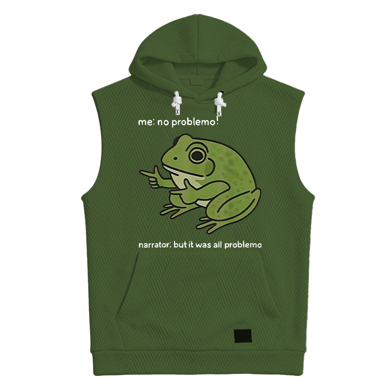 Modecanvas Stupid Frog Meme Hooded Tank