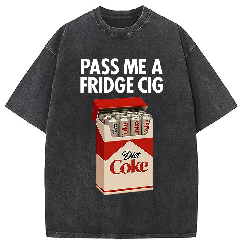 Modecanvas I Need A Diet Cola Washed T-Shirt For Sale