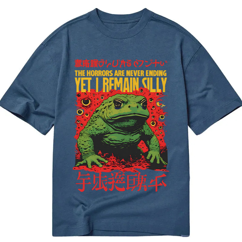 Modecanvas The Horrors Are Never Ending DTG Printing Classic T-Shirt-modecanvas