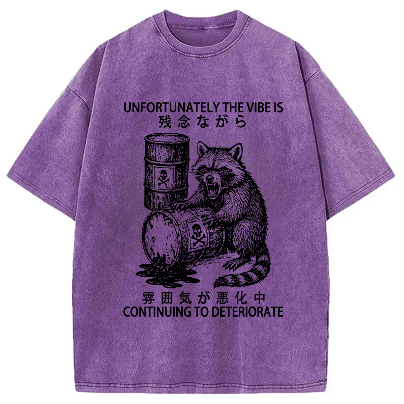 Modecanvas The Vibe Is Continuing To Deteriorate Japan Washed T-Shirt