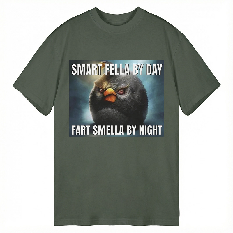 Modecanvas Smart Fellas By Day Fart Smellas By Night DTG Printing Classic T-Shirt-modecanvas