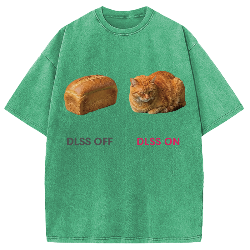 Modecanvas DLSS On Catloaf DTG Printing Washed T-Shirt