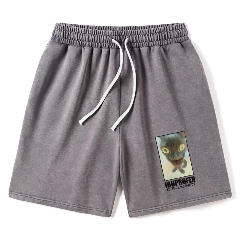 Modecanvas Need Ibuprofen Vintage Washed Short