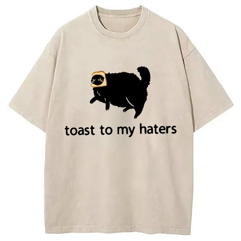 Modecanvas Toast To My Haters Washed T-Shirt
