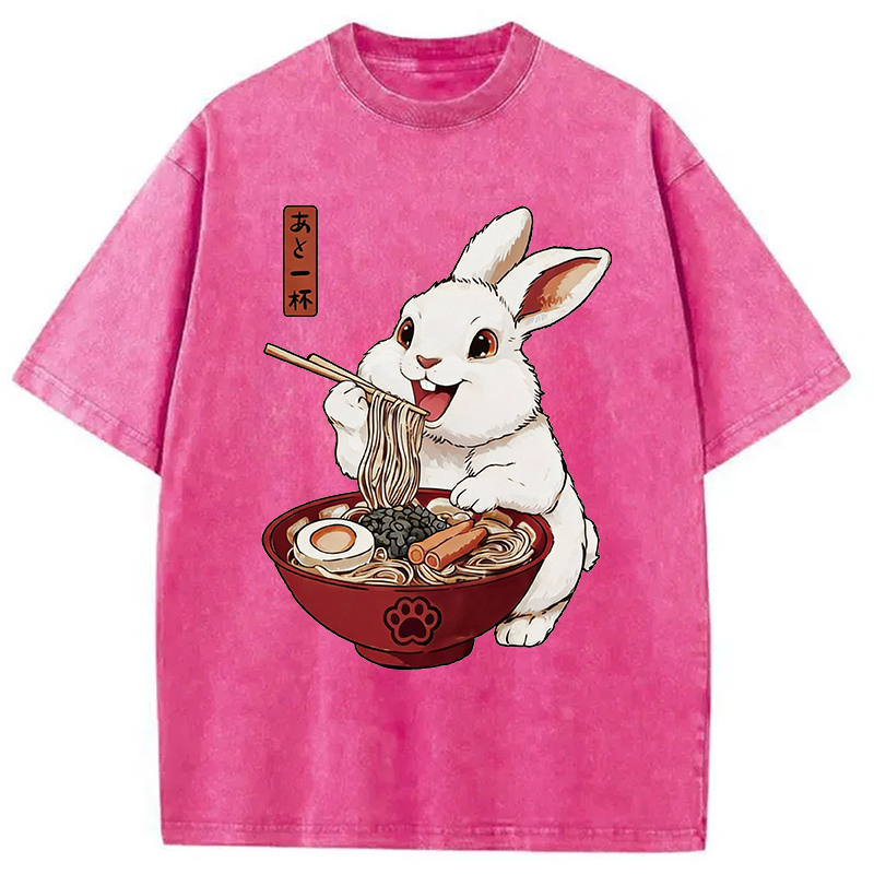 Modecanvas One More Bowl DTG Printing Washed T-Shirt