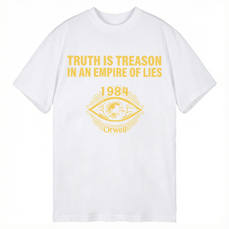 Modecanvas 1984 Orwell DTG Printing Classic T-Shirt-modecanvas