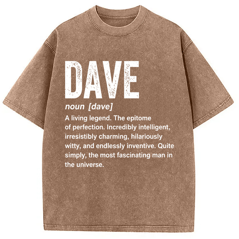 Modecanvas Dave Definition DTG Printing Washed T-Shirt