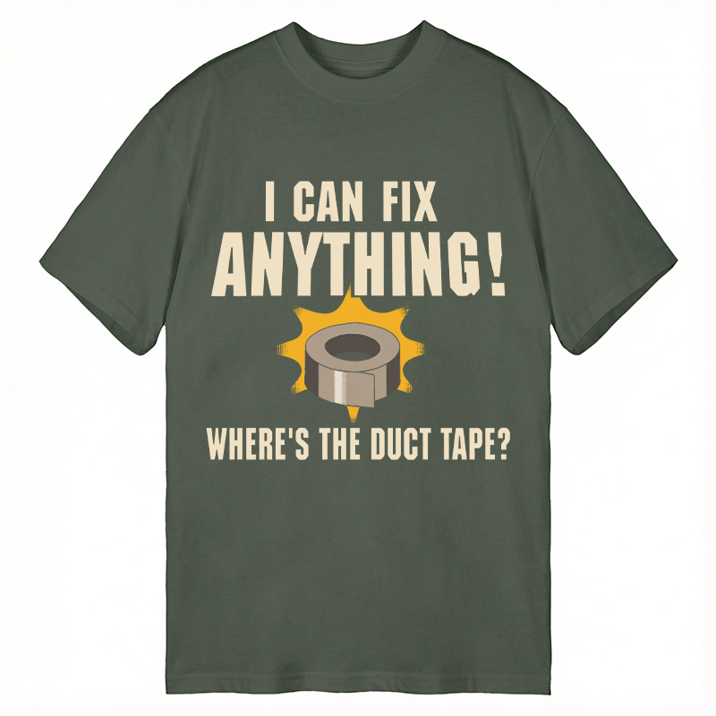 Modecanvas I CAN FIX ANYTHING DTG Printing Classic T-Shirt-modecanvas