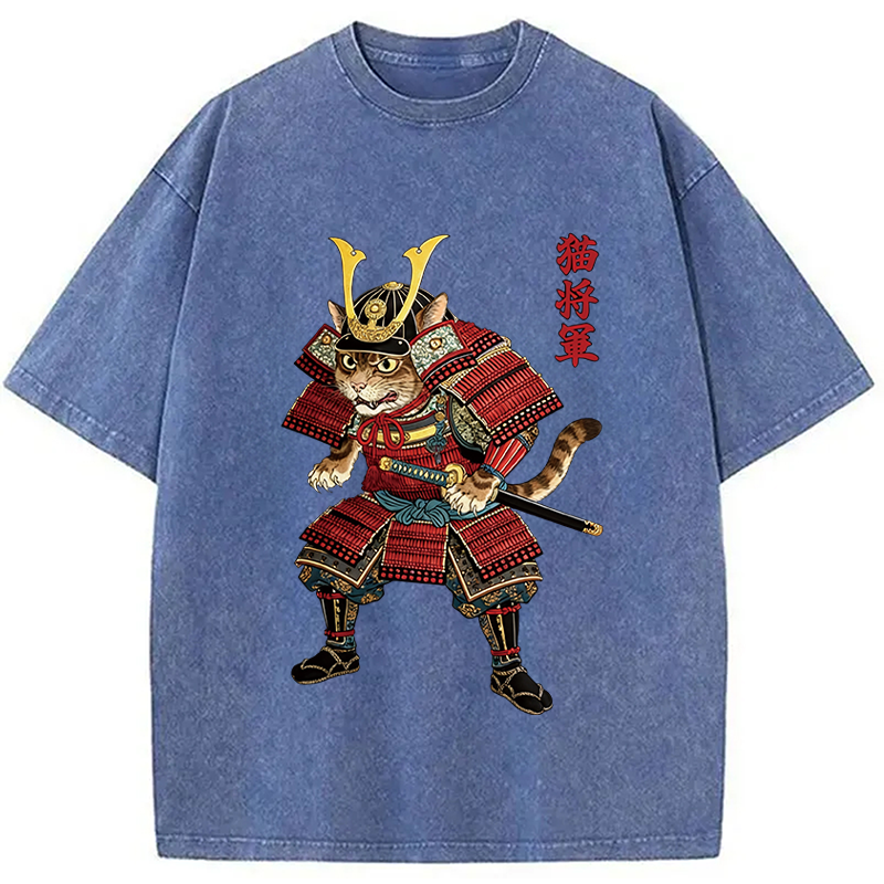 Modecanvas Cat General DTG Printing Washed T-Shirt