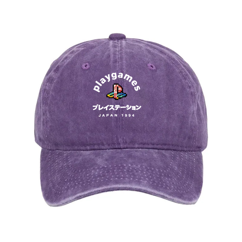 Modecanvas Play Games Japan Washed Cap-modecanvas