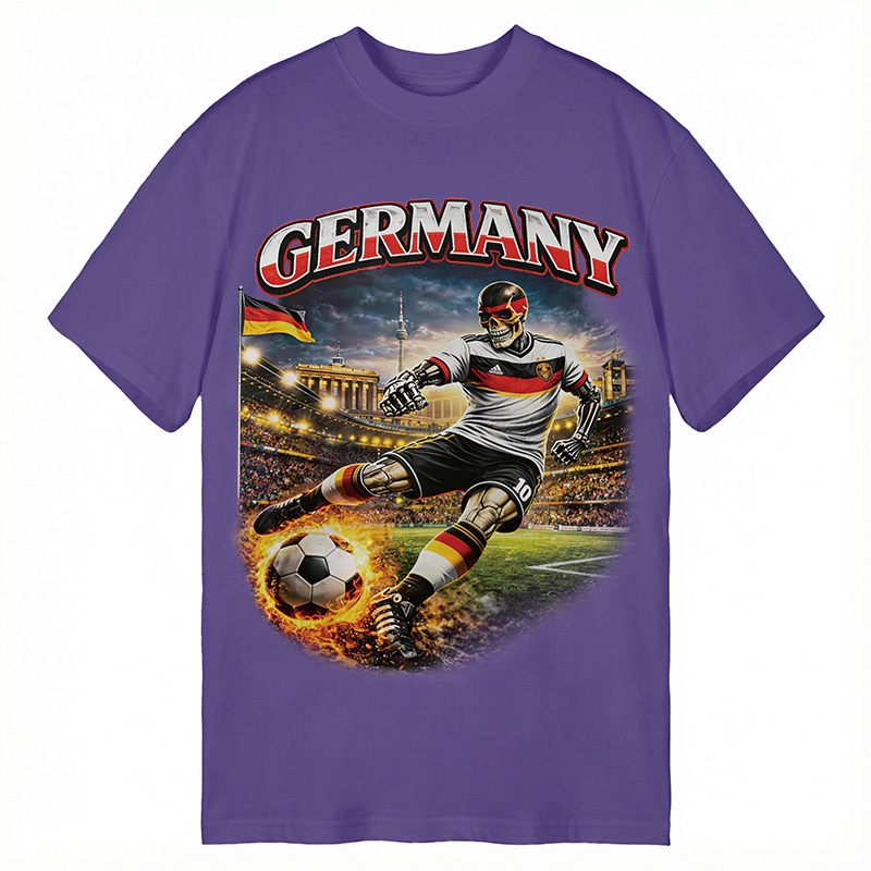 Modecanvas Germany Soccer Vintage DTG Printing Classic T-Shirt-modecanvas