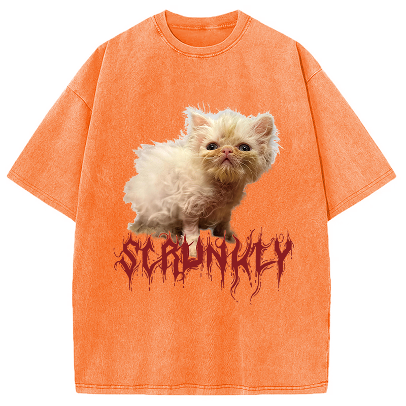Modecanvas Scrunkly Wisp DTG Printing Washed T-Shirt