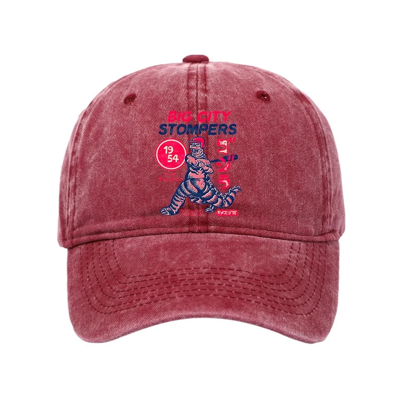 Modecanvas Big City Stompers Washed Cap-modecanvas