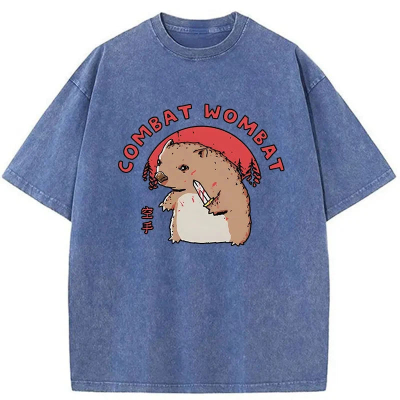 Modecanvas Combat Wombat Japan Washed T-Shirt