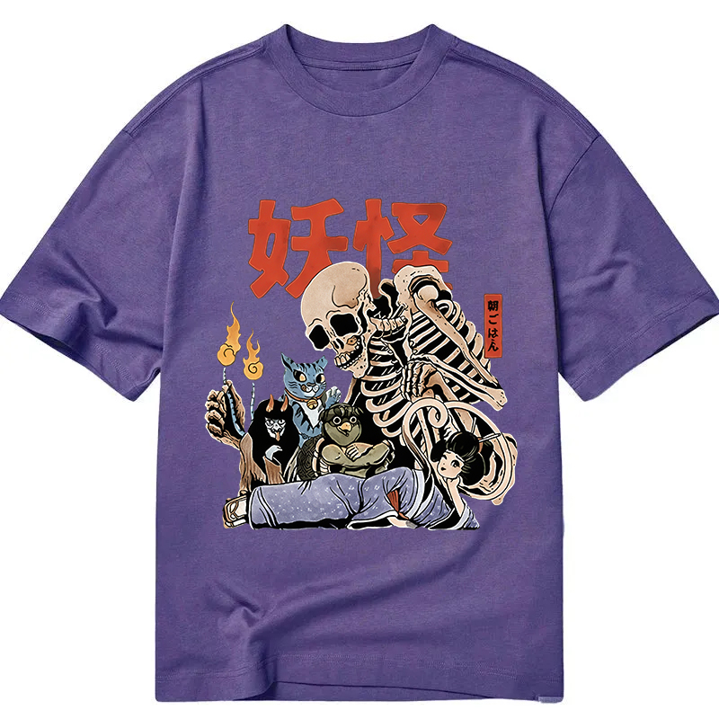 Modecanvas The Yokai Club DTG Printing Classic T-Shirt-modecanvas