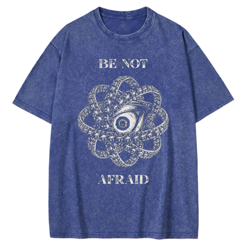 Modecanvas Be Not Afraid Washed T-shirt