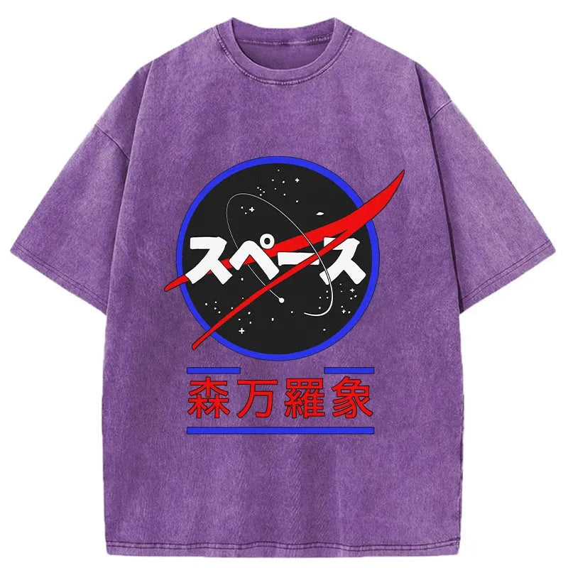 Modecanvas Japan Nasa Washed T-Shirt