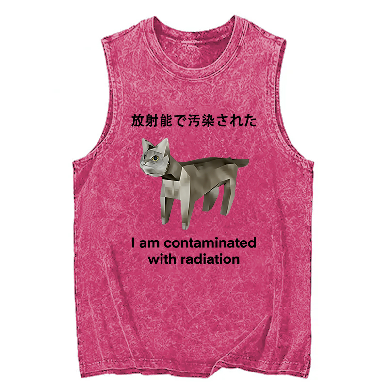 Modecanvas Cat Contaminated By Radiation Tank-modecanvas