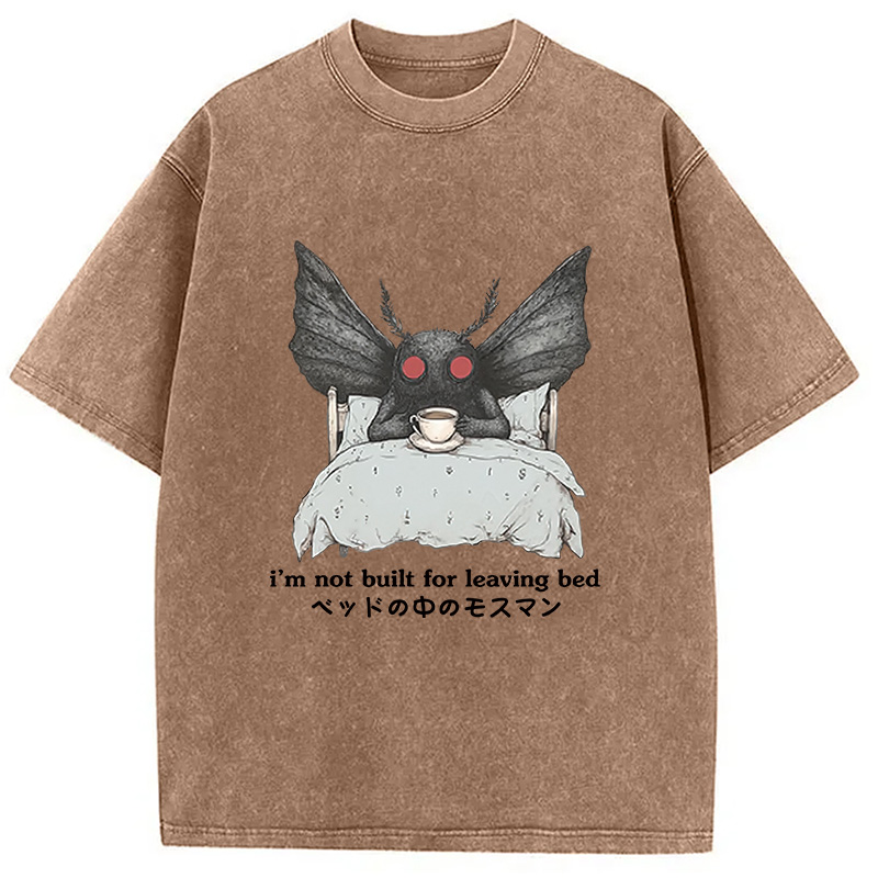 Modecanvas Mothman in Bed Washed T-Shirt