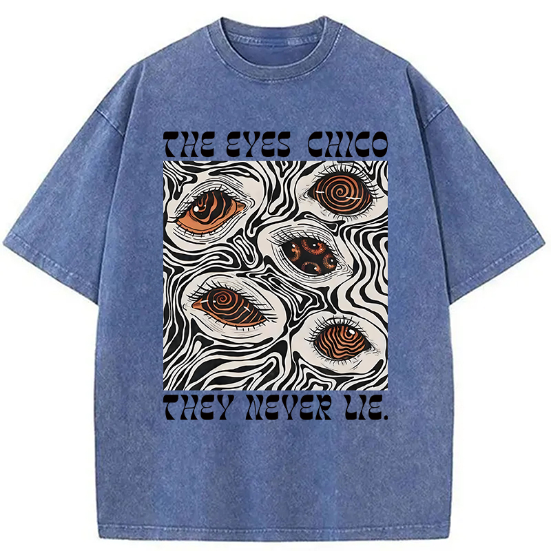 Modecanvas The Eyes Chico Washed T-Shirt