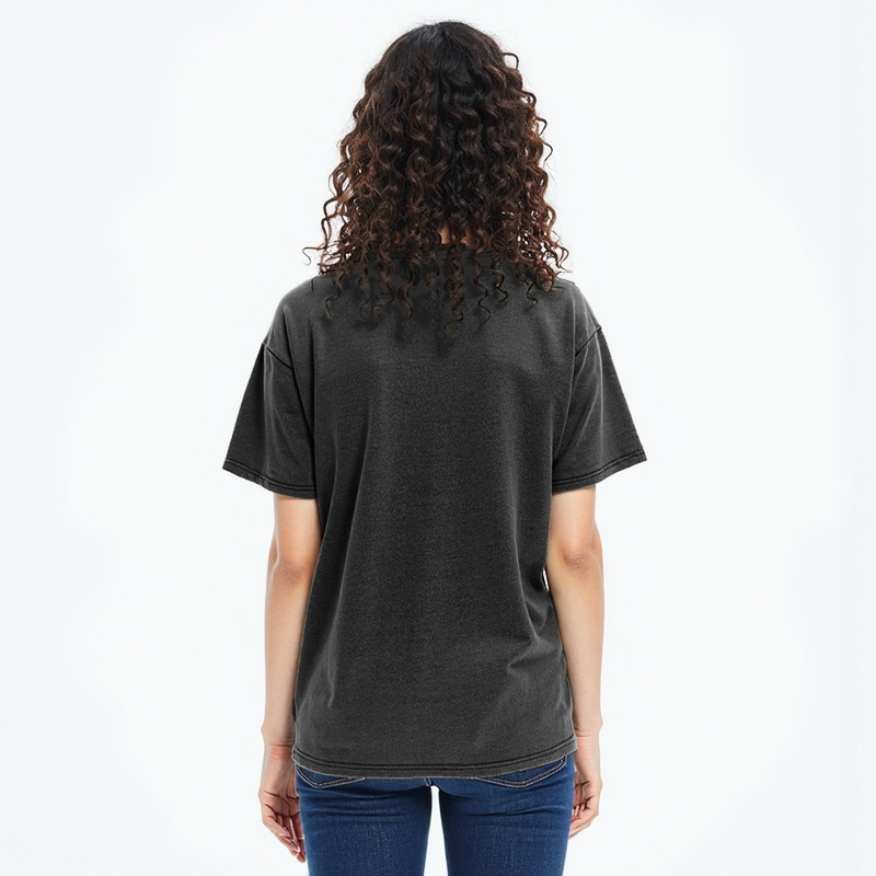 Modecanvas Skeleton Doing Yoga Washed T-Shirt