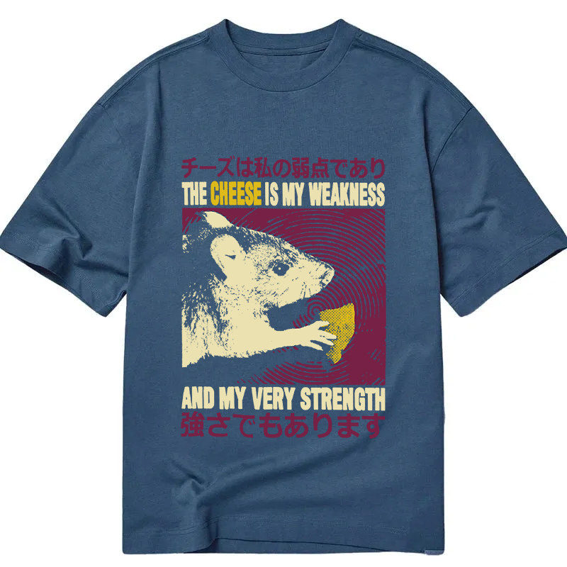 Modecanvas The Cheese is My Weakness DTG Printing Classic T-Shirt-modecanvas