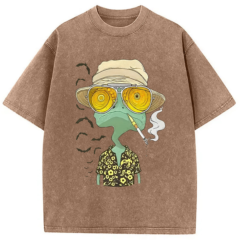 Modecanvas On Vacation Washed T-Shirt