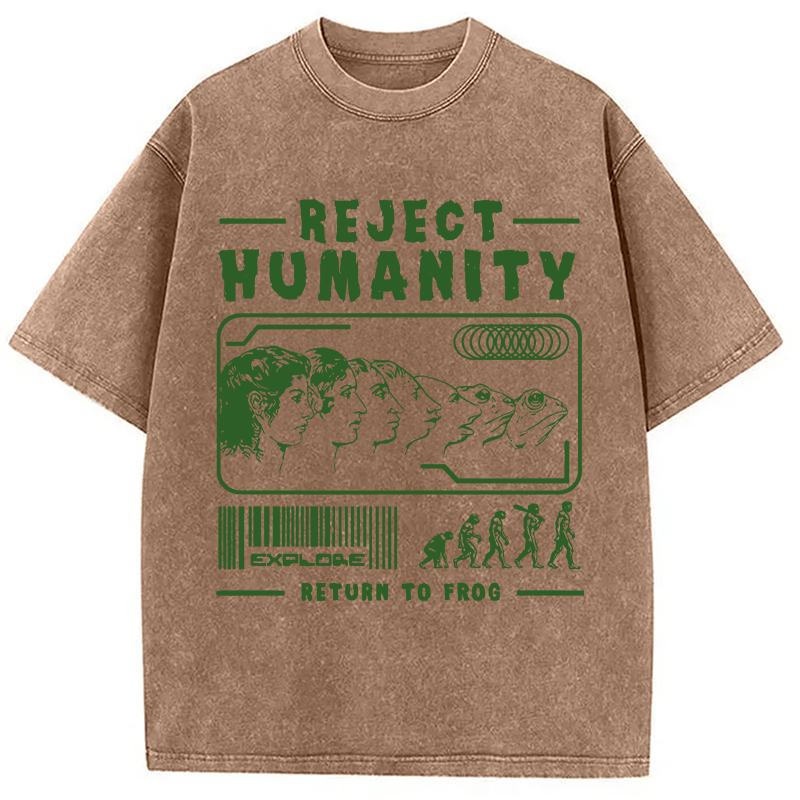 Modecanvas Return To Frog Washed T-Shirt