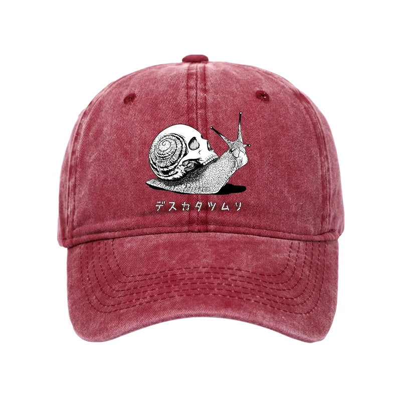 Modecanvas Death Snail Manga Washed Cap-modecanvas