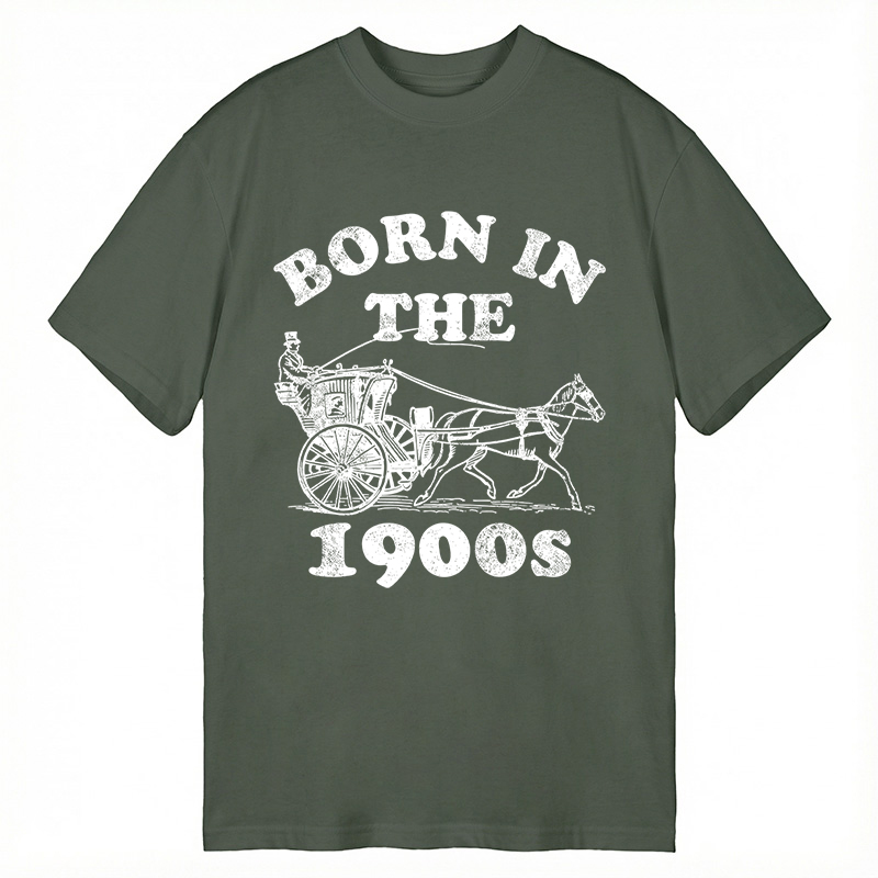 Modecanvas Born In The 1900s DTG Printing Classic T-Shirt
