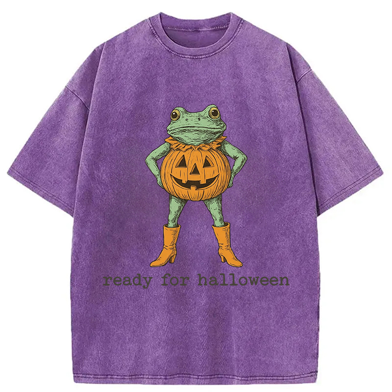 Modecanvas Ready for Hallowee Washed T-Shirt