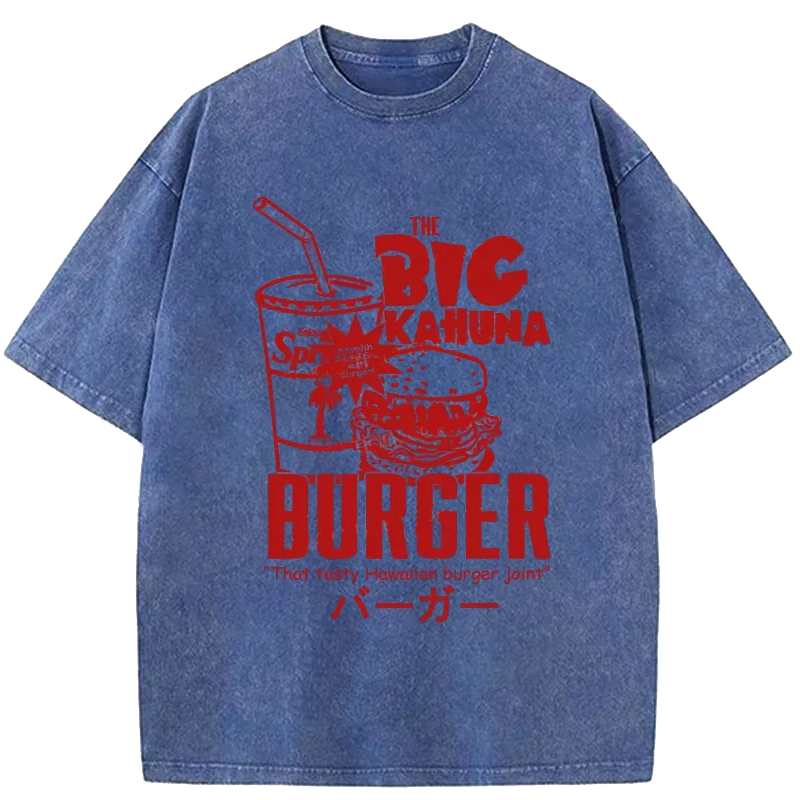Modecanvas Tasty Hawaiian Burger Washed T-Shirt