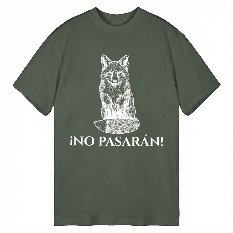 Modecanvas No Pasarán Fox DTG Printing Classic T-Shirt