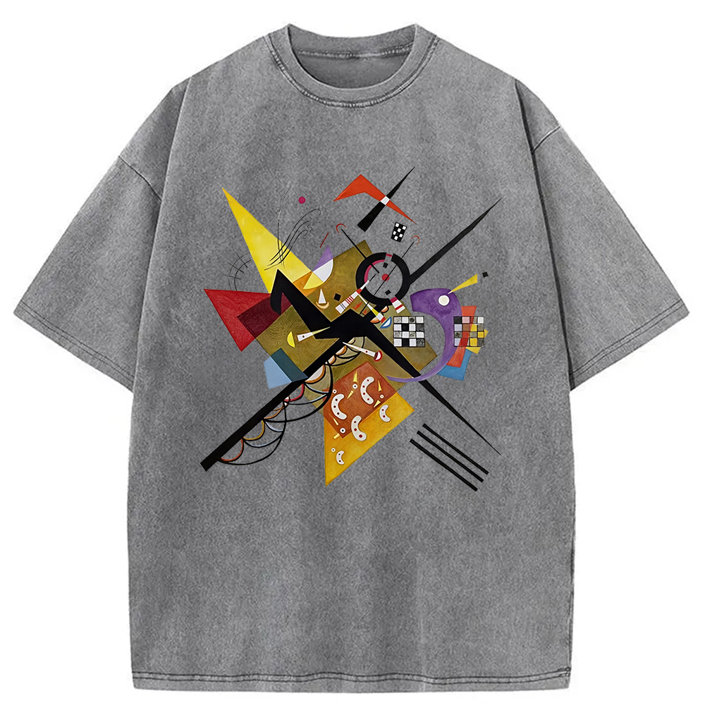 Modecanvas On White Fine Art Washed T-Shirt