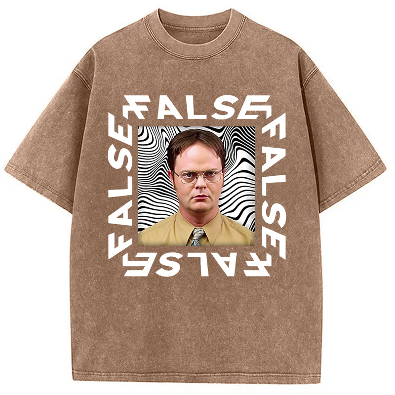 Modecanvas The Office Dwight False Washed T-Shirt