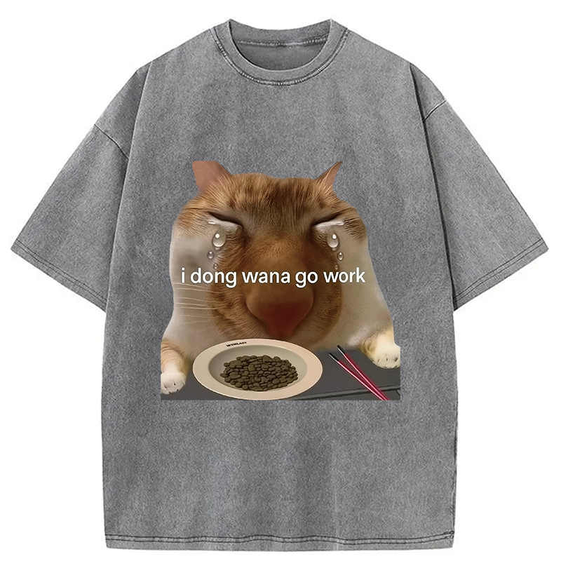 Modecanvas I Dong Wana Go Work Washed T-Shirt