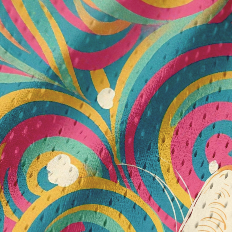 Modecanvas Colorful Cat Jersey Tank