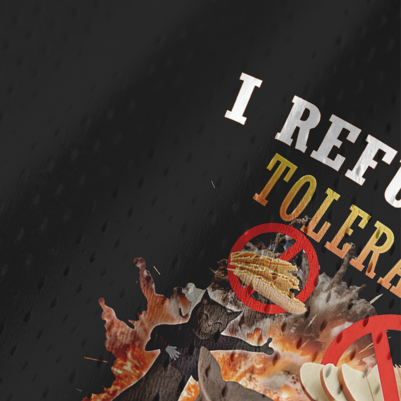 Modecanvas I Refuse to Tolerate Gluten Jersey Tank