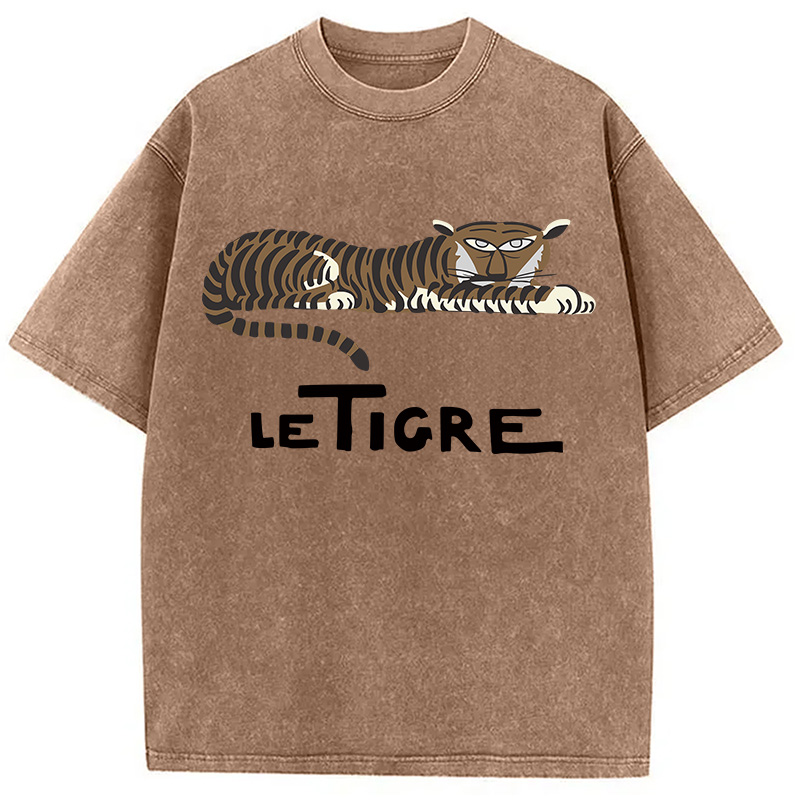 Modecanvas Le Tigre Washed T-Shirt