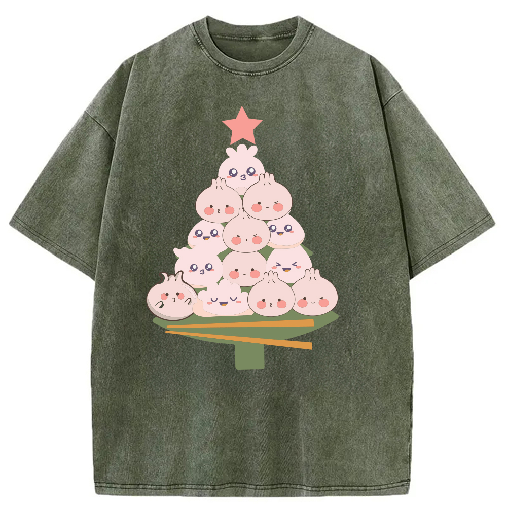 Modecanvas Bao Christmas Washed T-Shirt