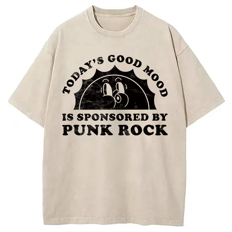 Modecanvas Punk Rock Washed T-Shirt