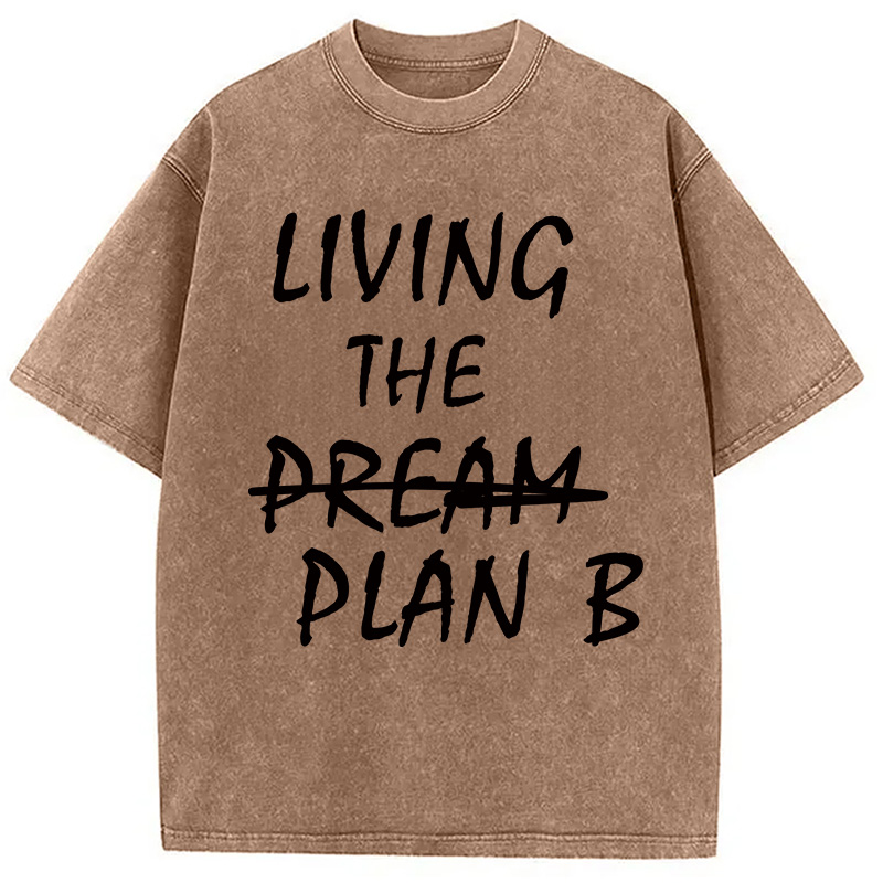 Modecanvas Implement Plan B DTG Printing Washed T-Shirt-modecanvas