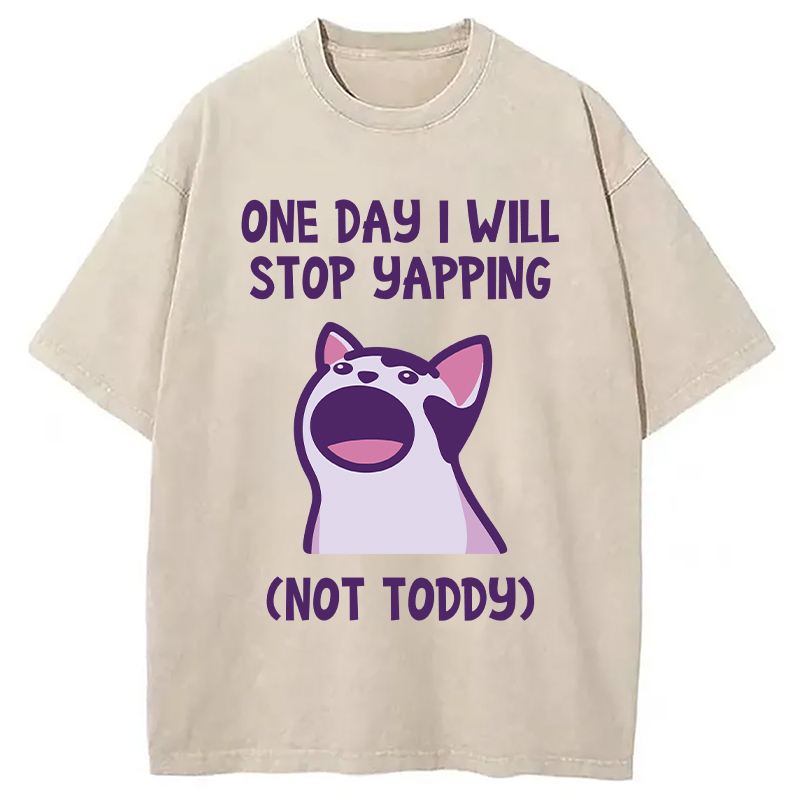 Modecanvas Yapping Washed T-Shirt